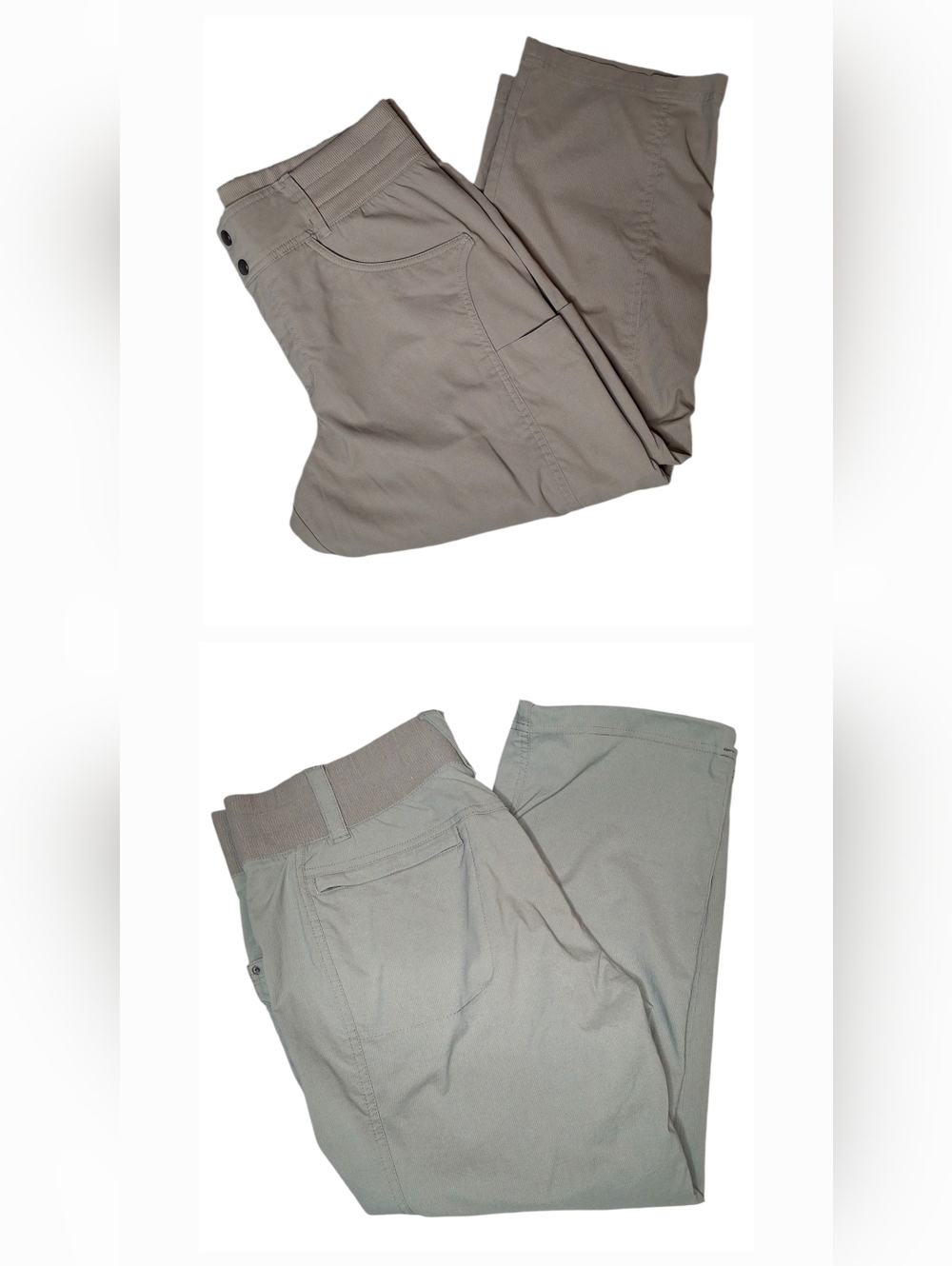 TITLE NINE Womens Hiking/Climbing Capri Pants Stretch Outdoor Gorpcore Lot  0f 2